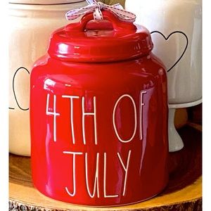 Rae Dunn New Release FOURTH OF JULY  Patriotic CANISTER 🇺🇸
